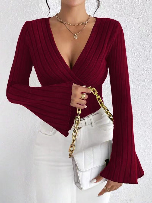 Haut Slim Femme – Élégance Automne-Hiver