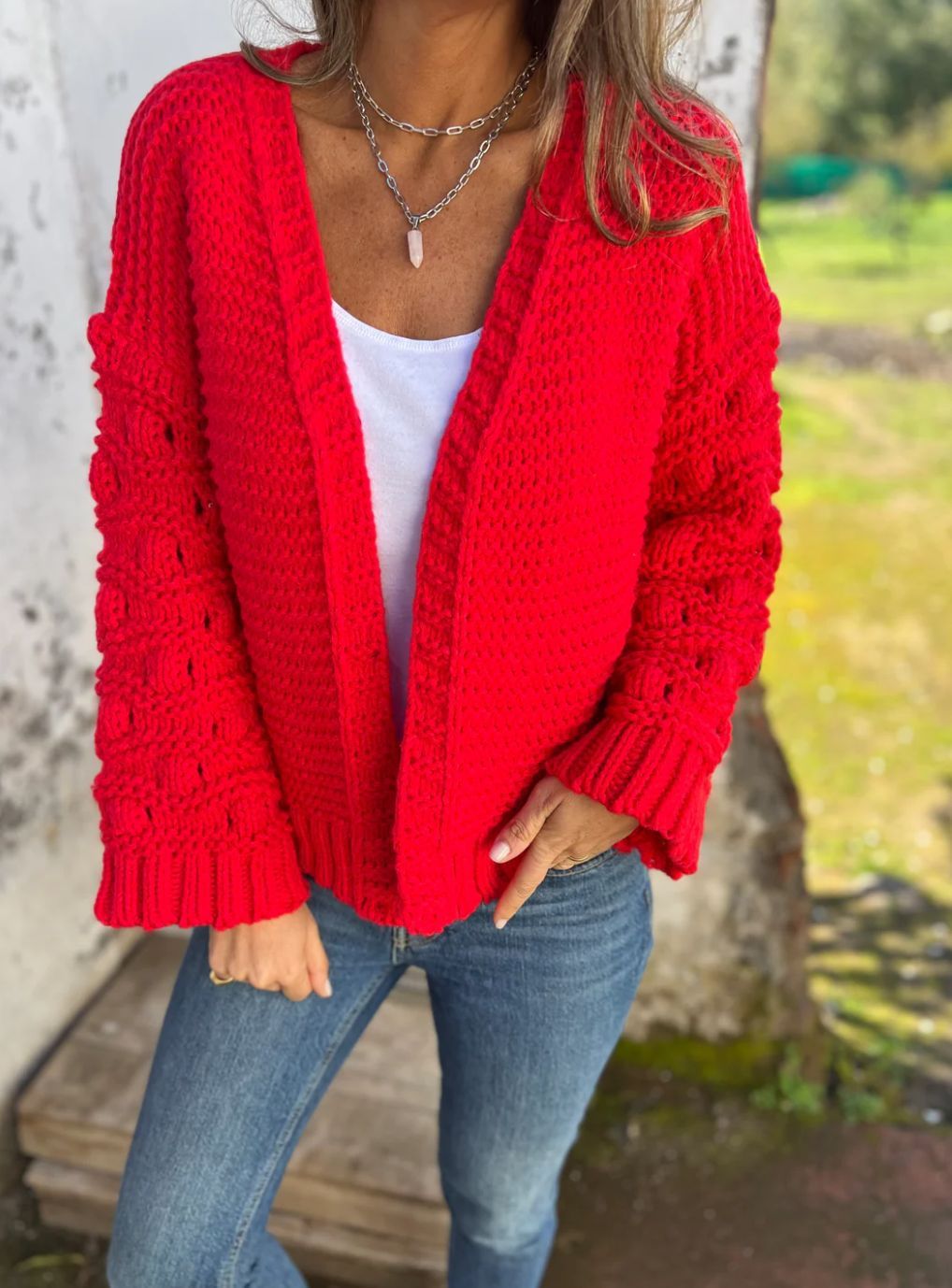 Cardigan en Maille Douce